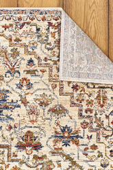 Alhambra 6504C Ivory/Beige Antique Style Contemporary Rug - Pendle Village Furniture